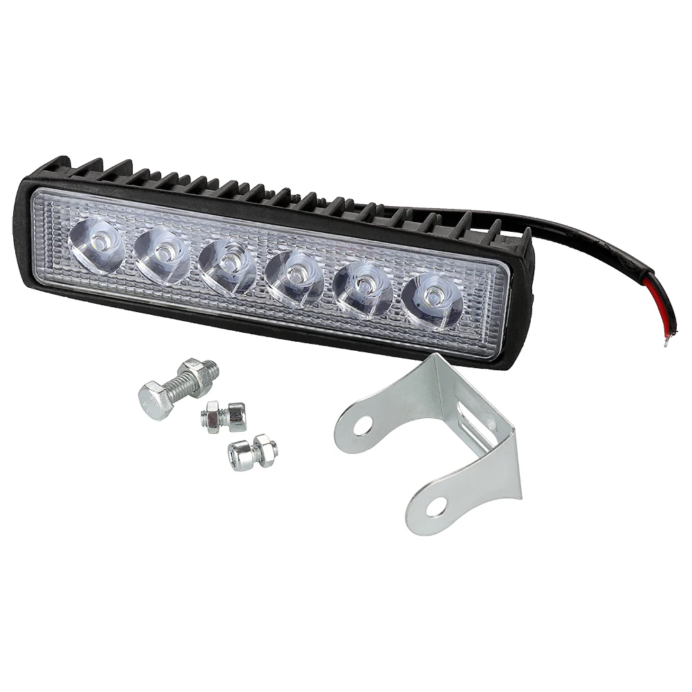 DC12V 18W Мотоциклетный светодиодный прожектор для вождения Рабочий свет 800LM 6500K-7500K Белый свет
DC12V 18W Мотоциклетный светодиодный прожектор для вождения Рабочий свет 800LM 6500K-7500K Белый свет