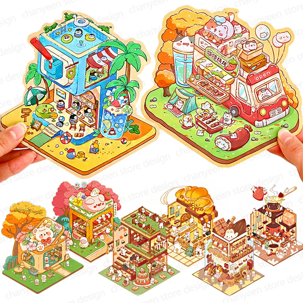2.5D мультяшная еда, уличный пейзаж, наклейка, сцена кабины, сделай сам, игрушка, игра, наклейка, фестиваль, подарок на день рождения для ребенка, девочки
2.5D мультяшная еда, уличный пейзаж, наклейка, сцена кабины, сделай сам, игрушка, игра, наклейка, фестиваль, подарок на день рождения для ребенка, девочки