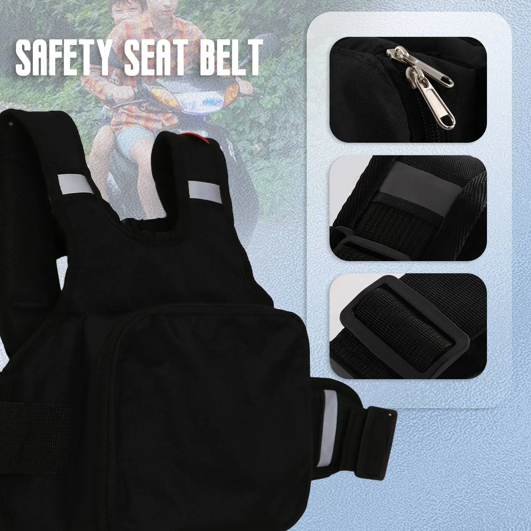 New Arrival Motorcycle Children Safety Adjustable Seat Belt Electric Vehicle Safety Strap For Kids Fixed Safety Harness Bag
New Arrival Motorcycle Children Safety Adjustable Seat Belt Electric Vehicle Safety Strap For Kids Fixed Safety Harness Bag