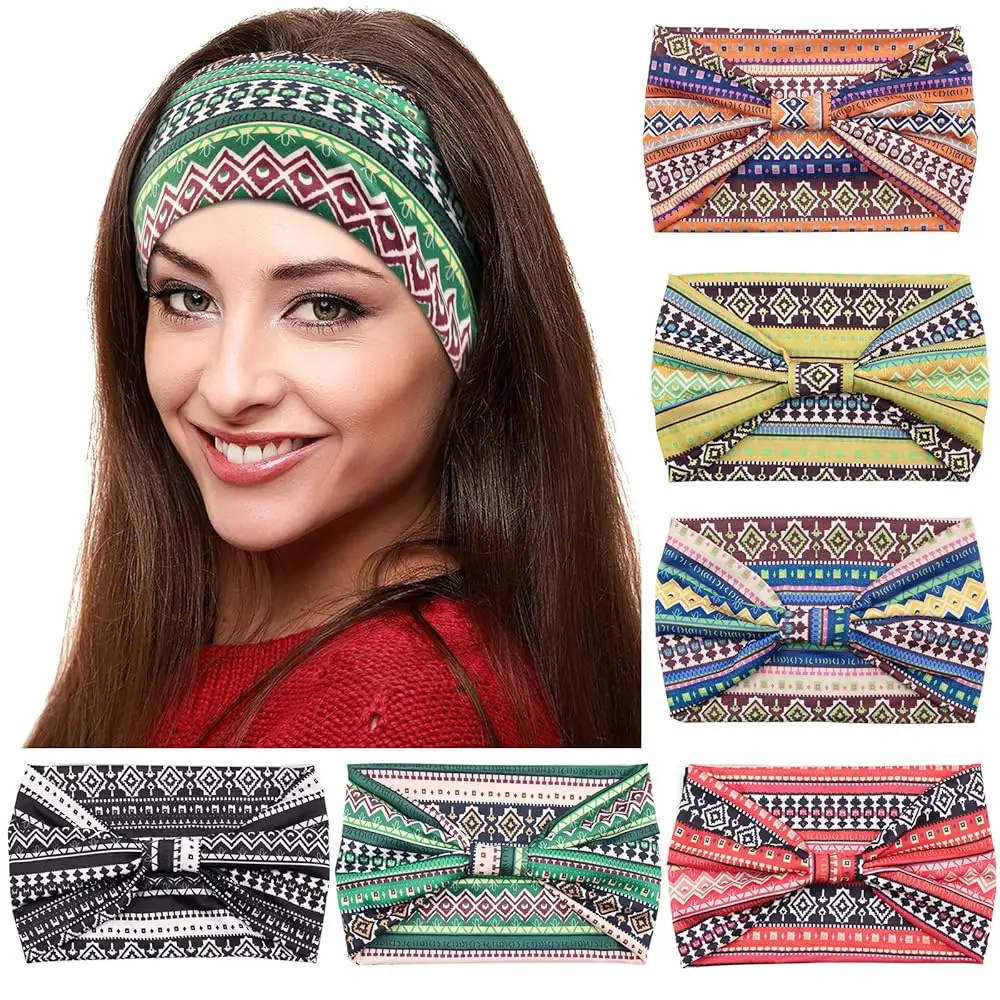 Yeshan Wide Headbands for Women Boho Knotted Non Slip Headbands Head Wraps Turbans Sport Yoga Workout Stretchy Hair bands,Pac
Yeshan Wide Headbands for Women Boho Knotted Non Slip Headbands Head Wraps Turbans Sport Yoga Workout Stretchy Hair bands,Pac