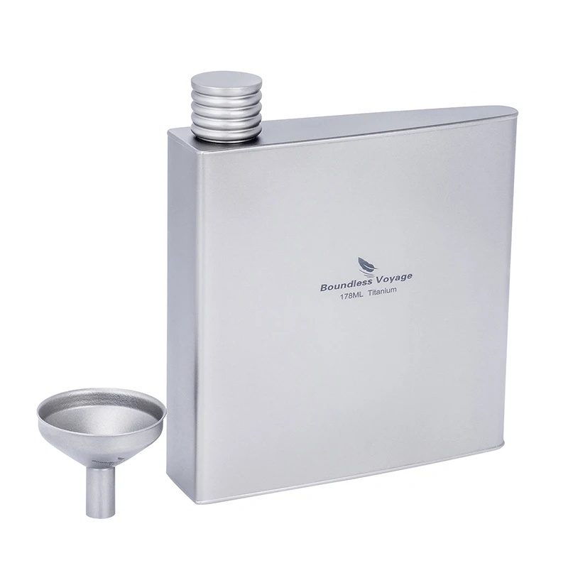 Титановая фляга Boundless Voyage: Бактериостатическая посуда для путешествий и кемпинга, титановый кувшин для виски, водки, вина
Титановая фляга Boundless Voyage: Бактериостатическая посуда для путешествий и кемпинга, титановый кувшин для виски, водки, вина