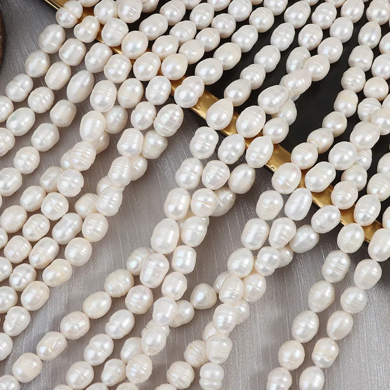 Threaded Rice Pearl Natural Freshwater Pearl White Pearl 4-9mm For Jewelry Making DIY Bracelet Earrings Necklace Accessory
Threaded Rice Pearl Natural Freshwater Pearl White Pearl 4-9mm For Jewelry Making DIY Bracelet Earrings Necklace Accessory