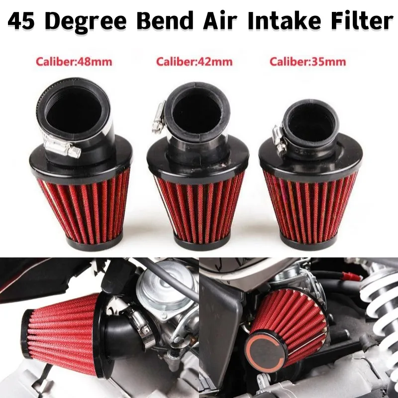 35mm/42mm/48mm 45 Degree Bend Air Intake Filter Motorcycle Modified Air Filter for Honda/Kawasaki/Suzuki/Yamaha(1/2 Pcs)
35mm/42mm/48mm 45 Degree Bend Air Intake Filter Motorcycle Modified Air Filter for Honda/Kawasaki/Suzuki/Yamaha(1/2 Pcs)