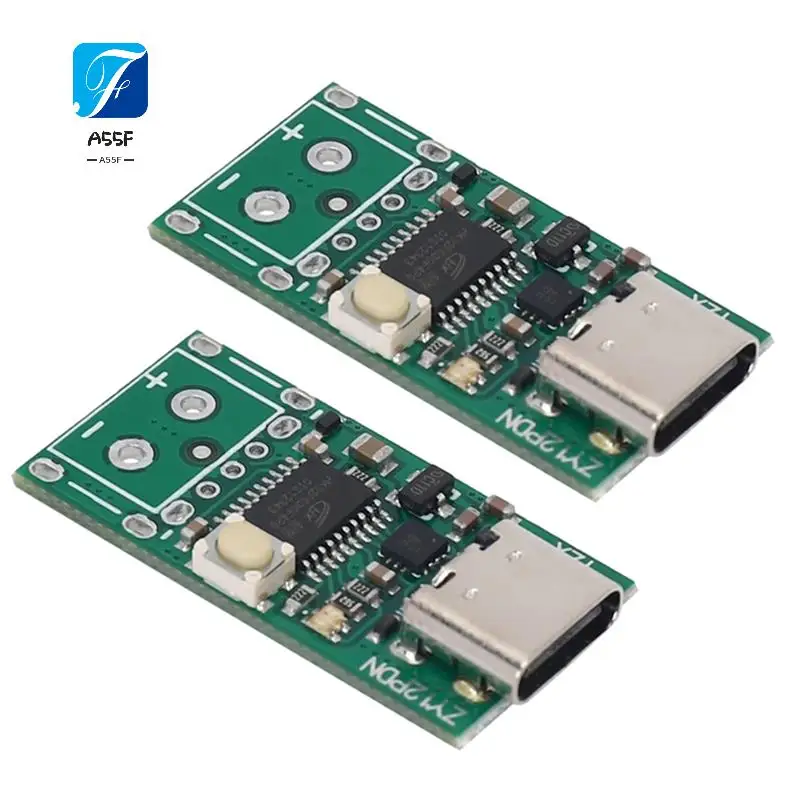 A55F-2 Pcs ZY12PDN USB-C PD2.0/3.0 To DC Converter Power Supply Module Decoy Fast Charge Trigger Poll Polling Tester
A55F-2 Pcs ZY12PDN USB-C PD2.0/3.0 To DC Converter Power Supply Module Decoy Fast Charge Trigger Poll Polling Tester
