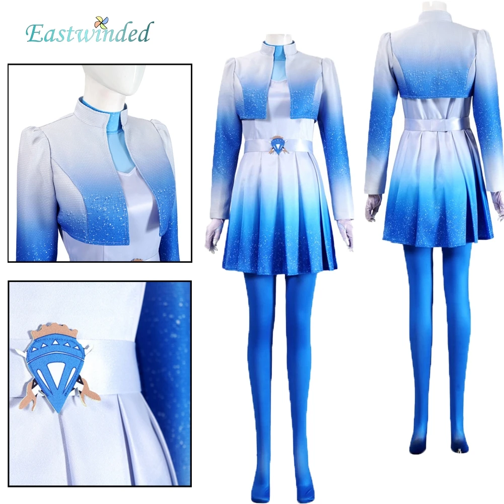 Movie Descendants Rise Red Chloe Cosplay Blue Costume Dress Jumpsuit Clothes Outfits Disguise Uniform Halloween Carnival Party
Movie Descendants Rise Red Chloe Cosplay Blue Costume Dress Jumpsuit Clothes Outfits Disguise Uniform Halloween Carnival Party