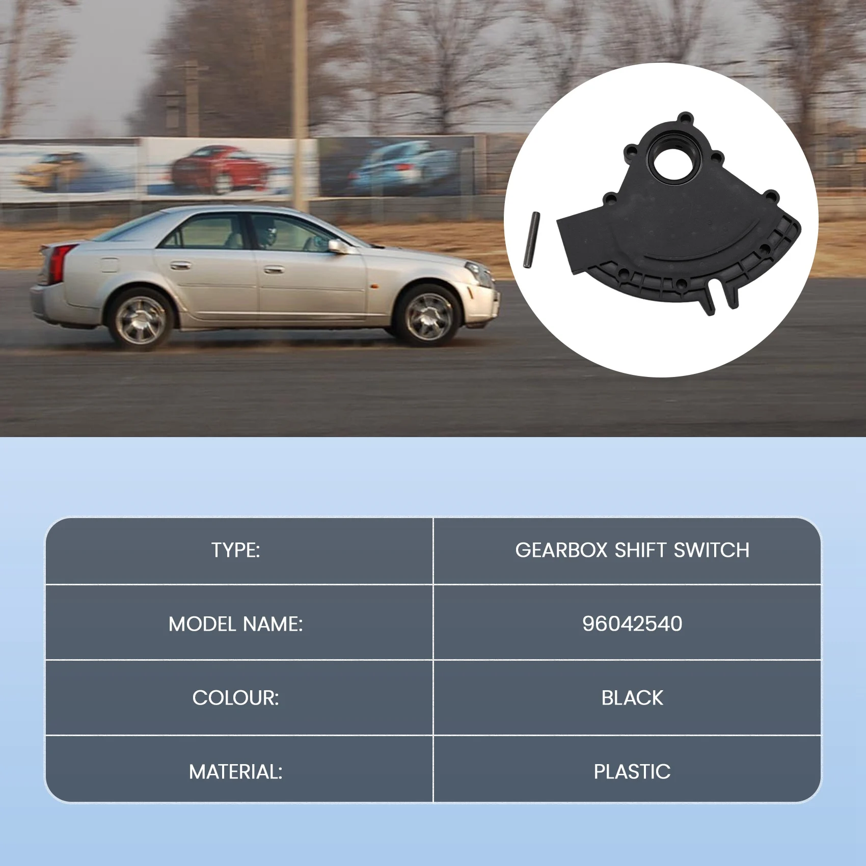 96042540 Neutral Safety Switch For GM Pontiac Solstice Cadillac CTS 2003-2005
96042540 Neutral Safety Switch For GM Pontiac Solstice Cadillac CTS 2003-2005