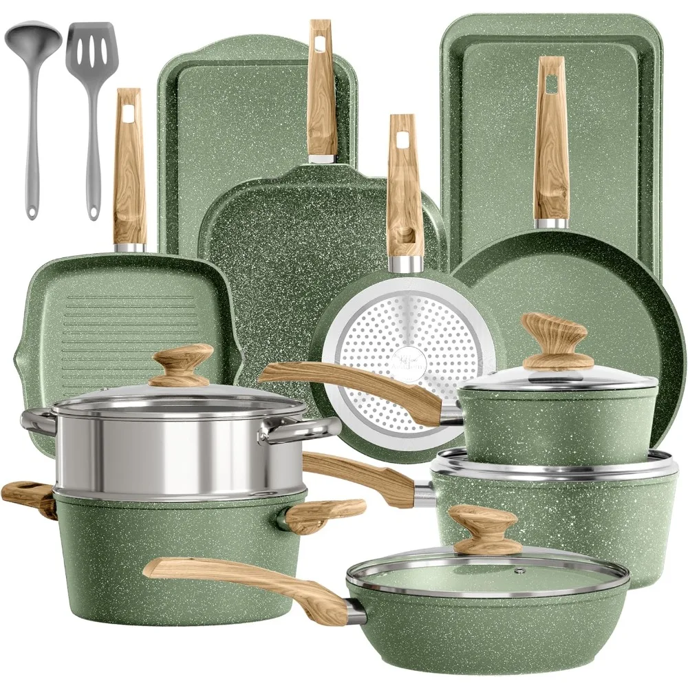 Набор кастрюль и сковородок из 17 предметов с антипригарным покрытием, наборы кухонной посуды из индукционного гранита с антипригарным покрытием, сковороды для индукционной посуды, антипригарные
Набор кастрюль и сковородок из 17 предметов с антипригарным покрытием, наборы кухонной посуды из индукционного гранита с антипригарным покрытием, сковороды для индукционной посуды, антипригарные