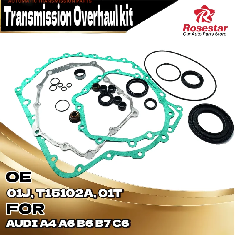 01J 01T Комплект для капитального ремонта коробки передач для AUDI A4 A5 A6 A7, включает прокладки и уплотнения, деталь T15102A
01J 01T Комплект для капитального ремонта коробки передач для AUDI A4 A5 A6 A7, включает прокладки и уплотнения, деталь T15102A