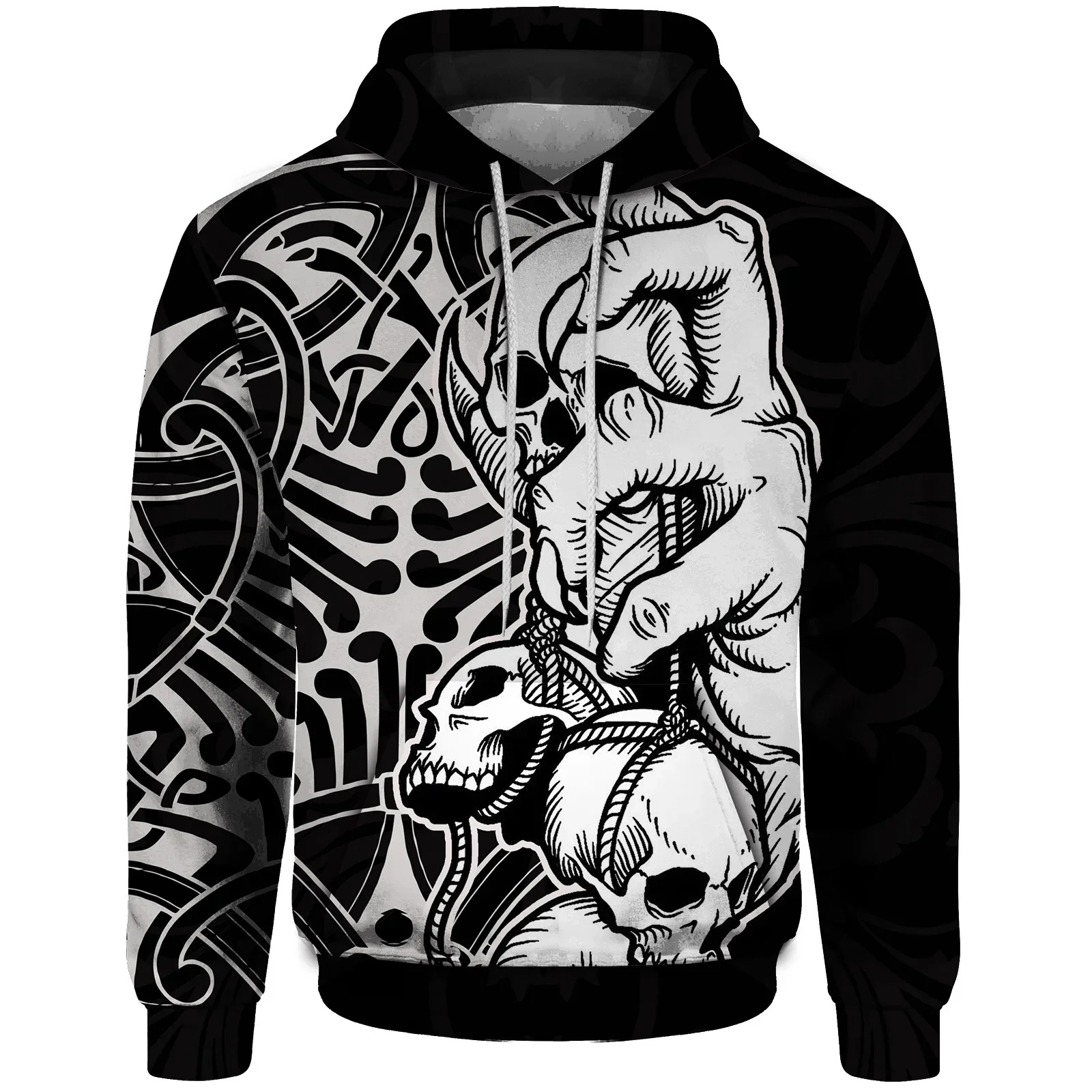 Loose Hooded Sweatshirt For Men Men's Retro Skull Printed Pullover Daily Hip Hop Trend Tops Unisex Leisure Fashion Men Clothing
Loose Hooded Sweatshirt For Men Men's Retro Skull Printed Pullover Daily Hip Hop Trend Tops Unisex Leisure Fashion Men Clothing