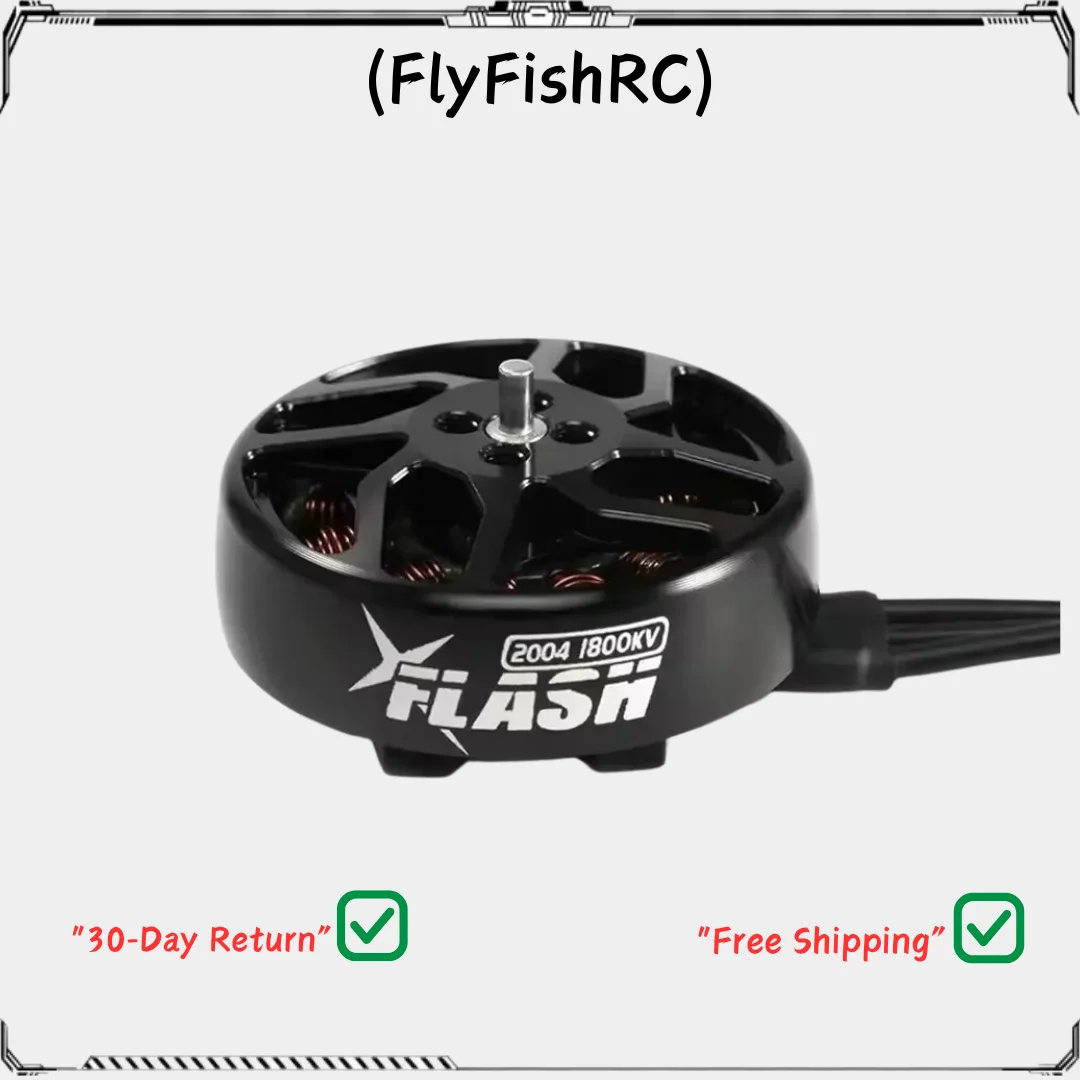 FlyfishRC Flash 2004 1800KV 2900KV FPV 4S 6S Brushless Motor for RC Racing Drone
FlyfishRC Flash 2004 1800KV 2900KV FPV 4S 6S Brushless Motor for RC Racing Drone