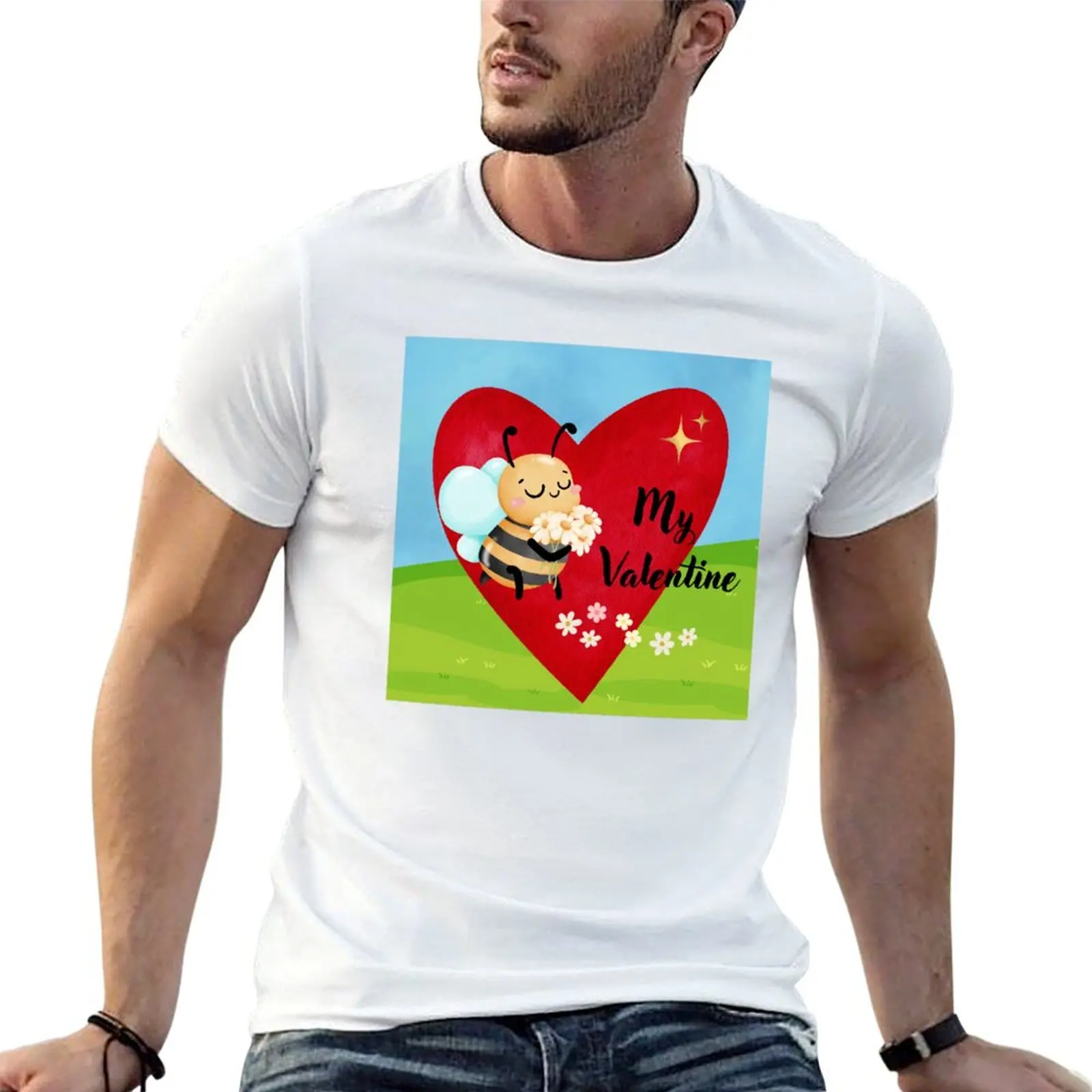 Bee My Valentine T-Shirt t shirt man luxury anime t shirts oversize man t shirt cotton high quality T-shirt
Bee My Valentine T-Shirt t shirt man luxury anime t shirts oversize man t shirt cotton high quality T-shirt