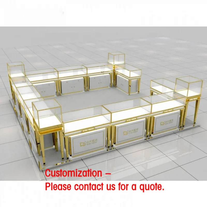 custom.High-end Luxury Glass Jewelry Cabinet Mall Shop Jewelry Kiosk Display Counter Showcase Wood Glass Jewelry Cabinet
custom.High-end Luxury Glass Jewelry Cabinet Mall Shop Jewelry Kiosk Display Counter Showcase Wood Glass Jewelry Cabinet