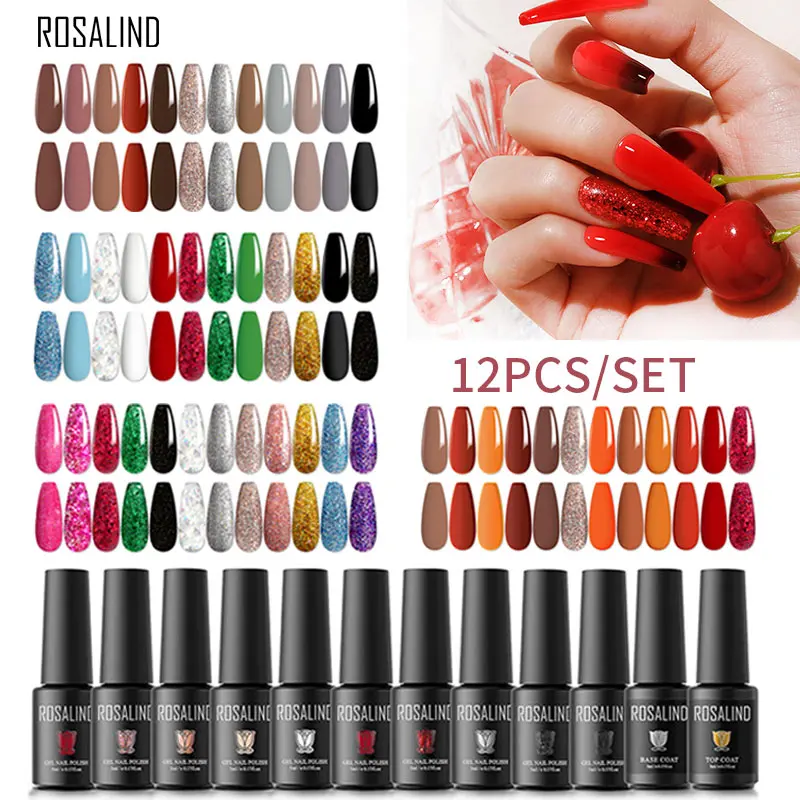 Гель-лак для ногтей Rosalind, 12 шт., коробка, оконная серия, мини-праймер и верхнее покрытие, лак для ногтей, клей, УФ-лампа, принадлежности для ногтей.
Гель-лак для ногтей Rosalind, 12 шт., коробка, оконная серия, мини-праймер и верхнее покрытие, лак для ногтей, клей, УФ-лампа, принадлежности для ногтей.