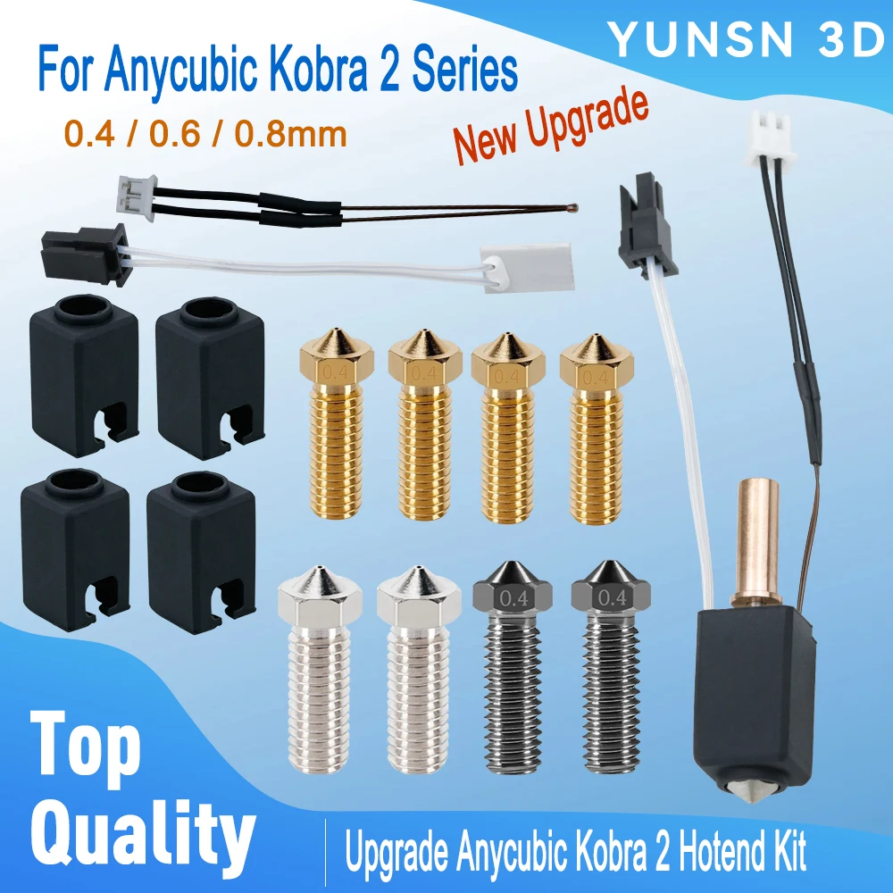 For Anycubic Kobra 2 Hotend Nozzle Thermistor Heating Tube 24v 60w Heater Block for Anycubic Kobra 2 Spare Parts Accesories
For Anycubic Kobra 2 Hotend Nozzle Thermistor Heating Tube 24v 60w Heater Block for Anycubic Kobra 2 Spare Parts Accesories