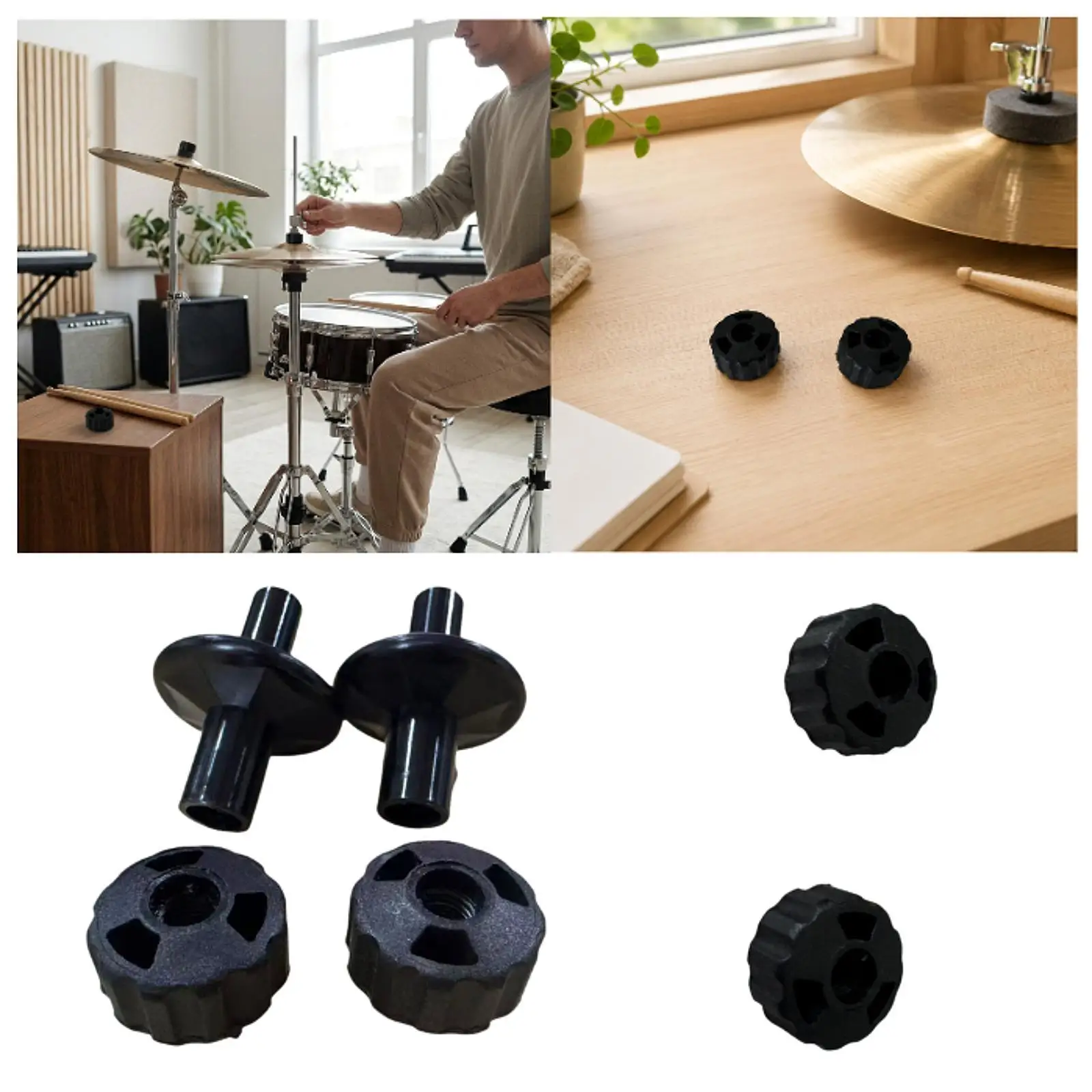 Quick Release Cymbal Nuts Plastic Drum Parts Percussion Accessories for Drum Kit Setup
Quick Release Cymbal Nuts Plastic Drum Parts Percussion Accessories for Drum Kit Setup