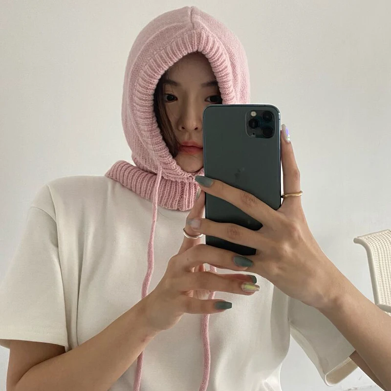 Anti-Aging Knitted Beanie Hat with Drawstring Scarf Neck Warmer Balaclava Style Women's Spring Fashion Accessories
Anti-Aging Knitted Beanie Hat with Drawstring Scarf Neck Warmer Balaclava Style Women's Spring Fashion Accessories