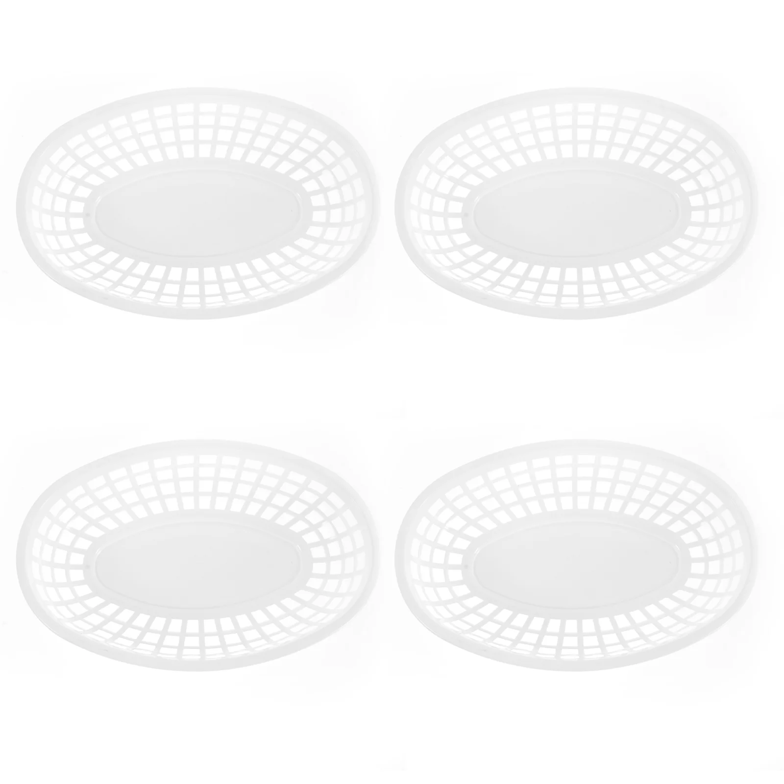 4 Pcs Snack Plate Hamburger Basket Dessert Trays Fryer Fruit Chip Baskets Plastic Dishes Store Pp Veggie with Lid
4 Pcs Snack Plate Hamburger Basket Dessert Trays Fryer Fruit Chip Baskets Plastic Dishes Store Pp Veggie with Lid