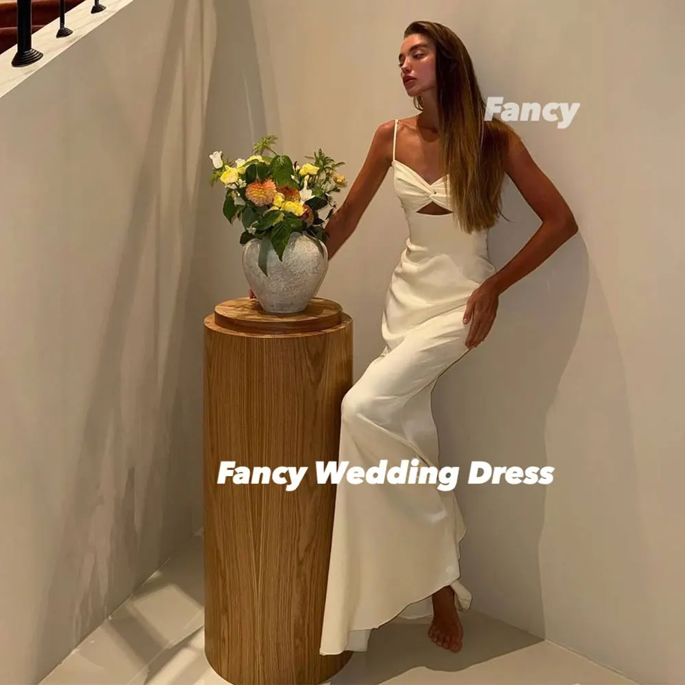 Fancy Sexy Spaghetti Straps Evening Dress Mermaid Elastic Satin Prom Gown Sleeveless Floor Length Customized
Fancy Sexy Spaghetti Straps Evening Dress Mermaid Elastic Satin Prom Gown Sleeveless Floor Length Customized