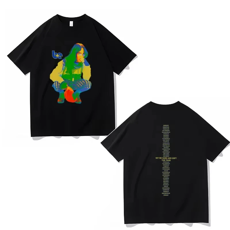 Billie New European Style Street Fashion T-Shirt Official Same As PrintingT-Shirt Pink Fan T-Shirt Casual Spring Autumn Y2k Top
Billie New European Style Street Fashion T-Shirt Official Same As PrintingT-Shirt Pink Fan T-Shirt Casual Spring Autumn Y2k Top