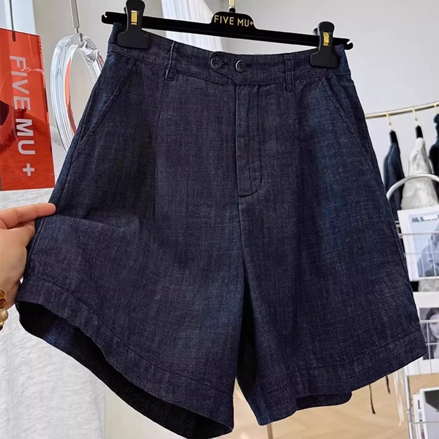 Cowboy Shorts Women's Summer Causal High Waisted A-line Wide Leg Hot Short Mujer
Cowboy Shorts Women's Summer Causal High Waisted A-line Wide Leg Hot Short Mujer