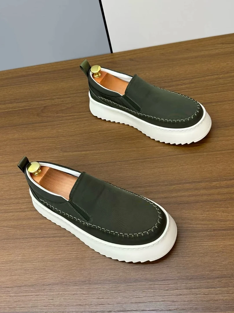 New Men's Casual Comfortable Tech Fabric Shoes Fashionable Versatile High-End Business Style round Toe Flat Heel Rubber Outsole
New Men's Casual Comfortable Tech Fabric Shoes Fashionable Versatile High-End Business Style round Toe Flat Heel Rubber Outsole