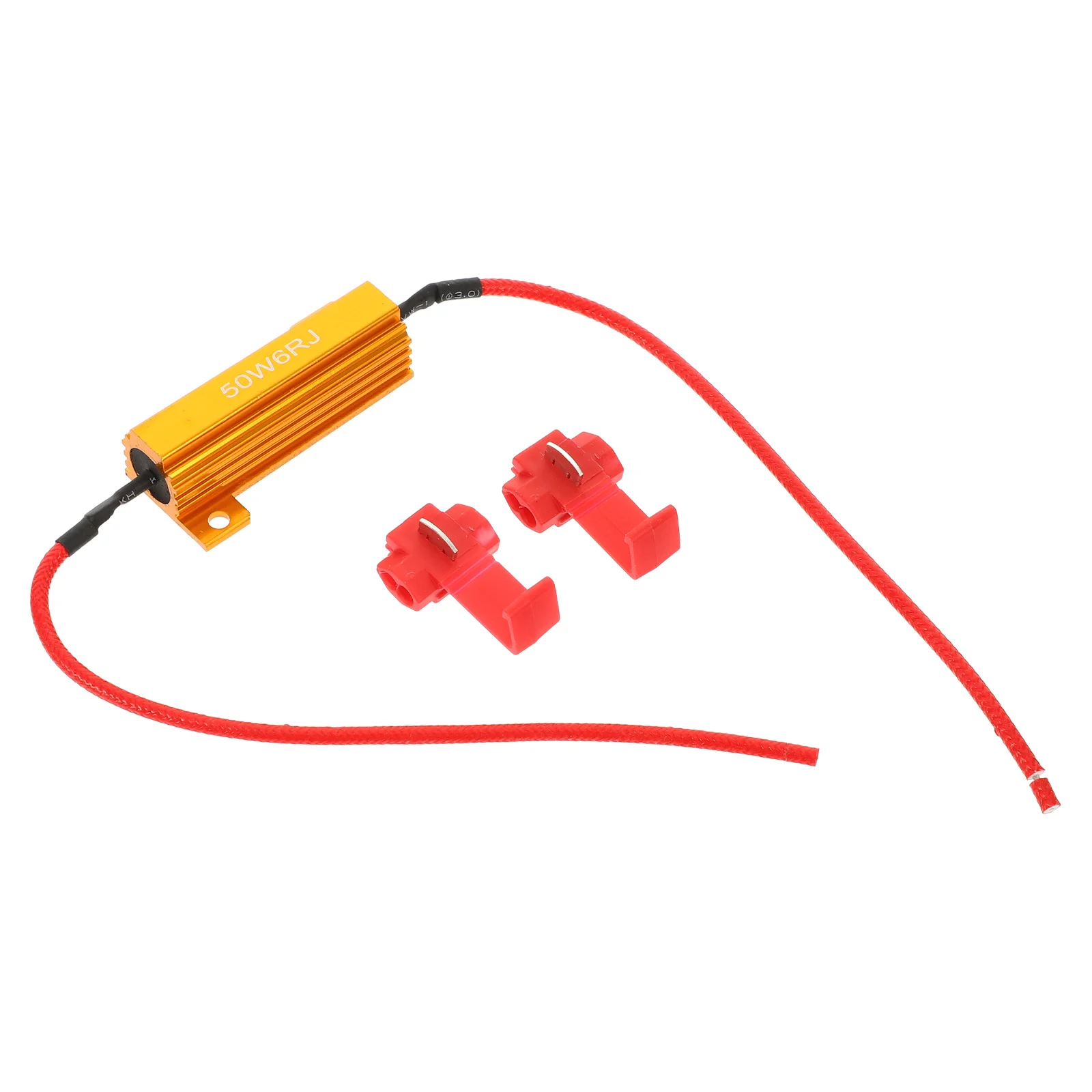 50W 6Ohm Load Resistor Led Turn Signal High Power Automotive Resistor Aluminum Shell Car Led Light Circuit Protection Kit
50W 6Ohm Load Resistor Led Turn Signal High Power Automotive Resistor Aluminum Shell Car Led Light Circuit Protection Kit