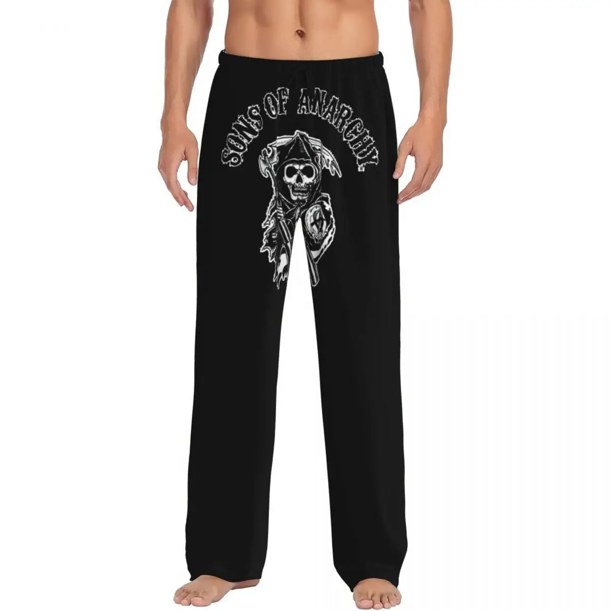 Custom Sons Of Anarchy Pajama Pants Men's The Death Reaper Lounge Sleep Drawstring Sleepwear Bottoms with Pockets
Custom Sons Of Anarchy Pajama Pants Men's The Death Reaper Lounge Sleep Drawstring Sleepwear Bottoms with Pockets