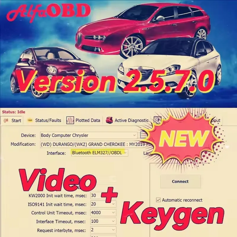New AlfaOBD v 2.5.7.0 For Windows Full Licensed - Diagnosis Alfa Fiat Lancia Abarth Dodge RAM Chrysler Jeep Peugeot Citroën
New AlfaOBD v 2.5.7.0 For Windows Full Licensed - Diagnosis Alfa Fiat Lancia Abarth Dodge RAM Chrysler Jeep Peugeot Citroën