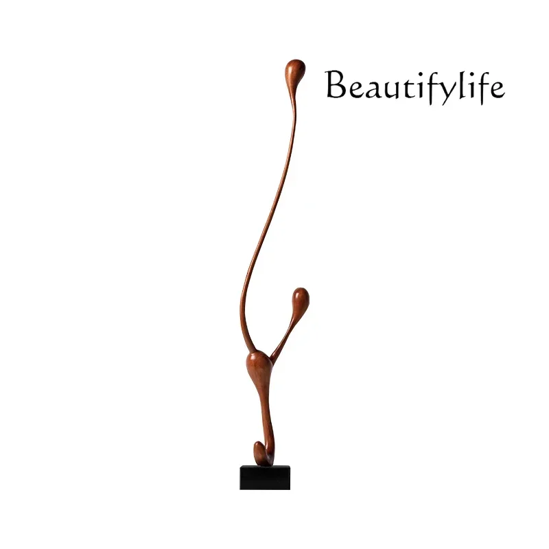 FG26Abstract wood carving ornament high-end hotel entrance sculpture artwork creative vertical decoration
FG26Abstract wood carving ornament high-end hotel entrance sculpture artwork creative vertical decoration