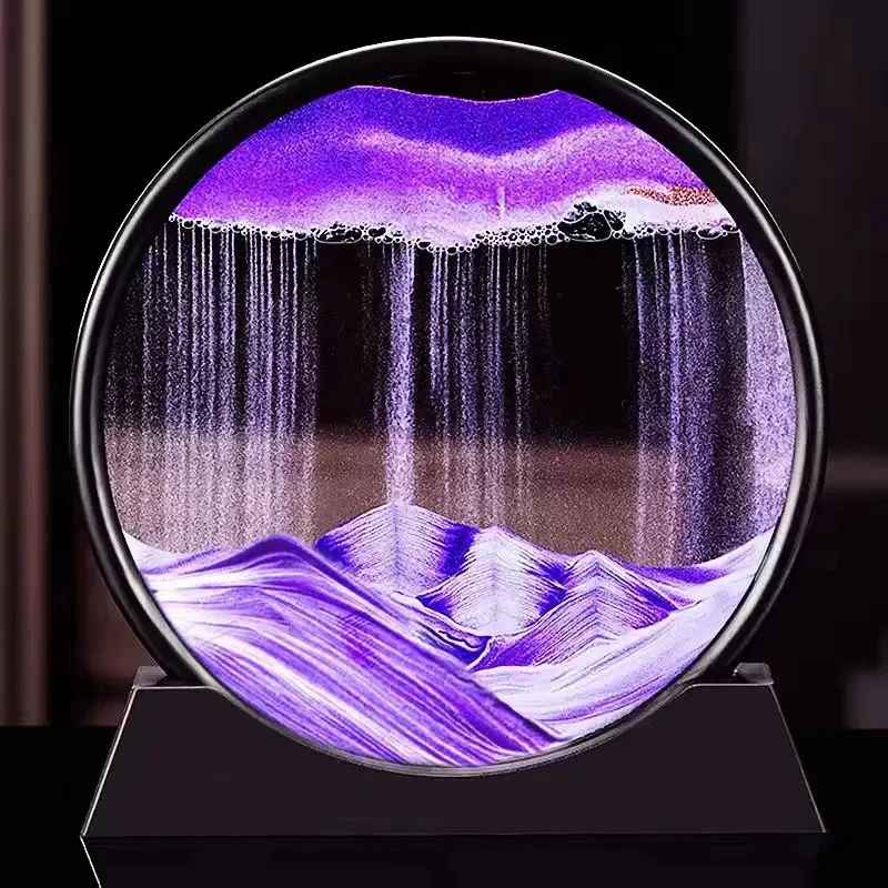 3D Moving Sand Art Picture Round Glass Deep Sea Sandscape Hourglass Quicksand Craft Flowing Sand Painting Office Home Decor Gift
3D Moving Sand Art Picture Round Glass Deep Sea Sandscape Hourglass Quicksand Craft Flowing Sand Painting Office Home Decor Gift