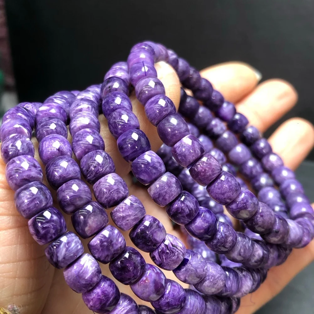 Natural Charoite Facet Bead Bracelet Women Fashion Reiki Healing Energy Gemstone Wrist Jewelry Holiday Gift 1PCS 7MM
Natural Charoite Facet Bead Bracelet Women Fashion Reiki Healing Energy Gemstone Wrist Jewelry Holiday Gift 1PCS 7MM