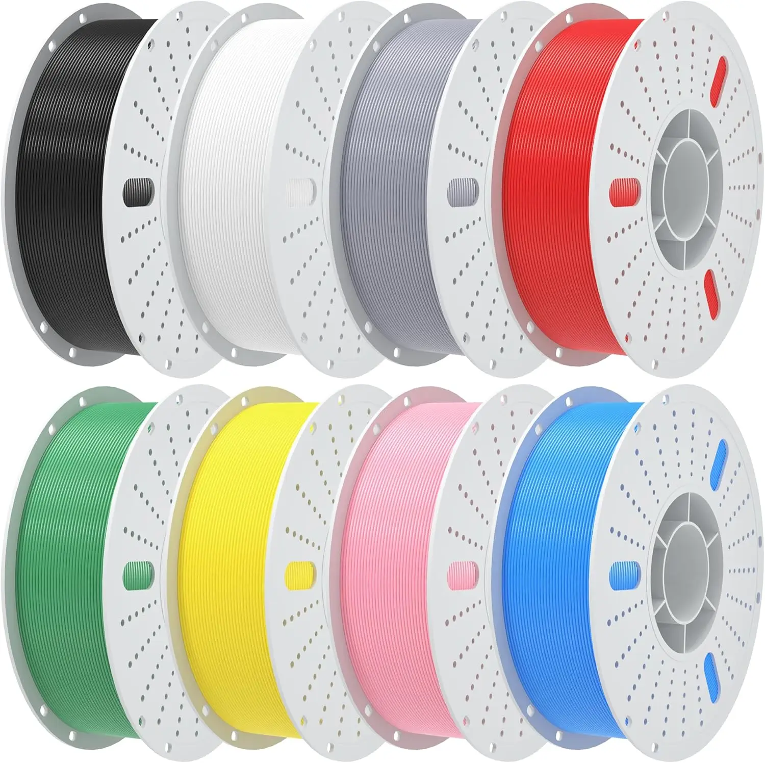 Multi-Color PLA Filament 1.75mm 8KG Set, +/-0.02mm Accuracy, Smooth Glossy Finish for FDM Printers
Multi-Color PLA Filament 1.75mm 8KG Set, +/-0.02mm Accuracy, Smooth Glossy Finish for FDM Printers