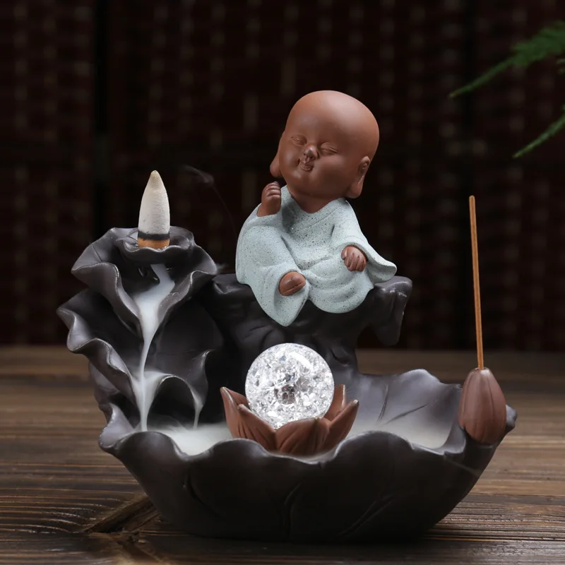 LED Lotus Leaf, Lotus Waterfall, Backflow Incense Burner, Creative Home, Indoor Zen Craft, Odor Removal Incense Burner
LED Lotus Leaf, Lotus Waterfall, Backflow Incense Burner, Creative Home, Indoor Zen Craft, Odor Removal Incense Burner