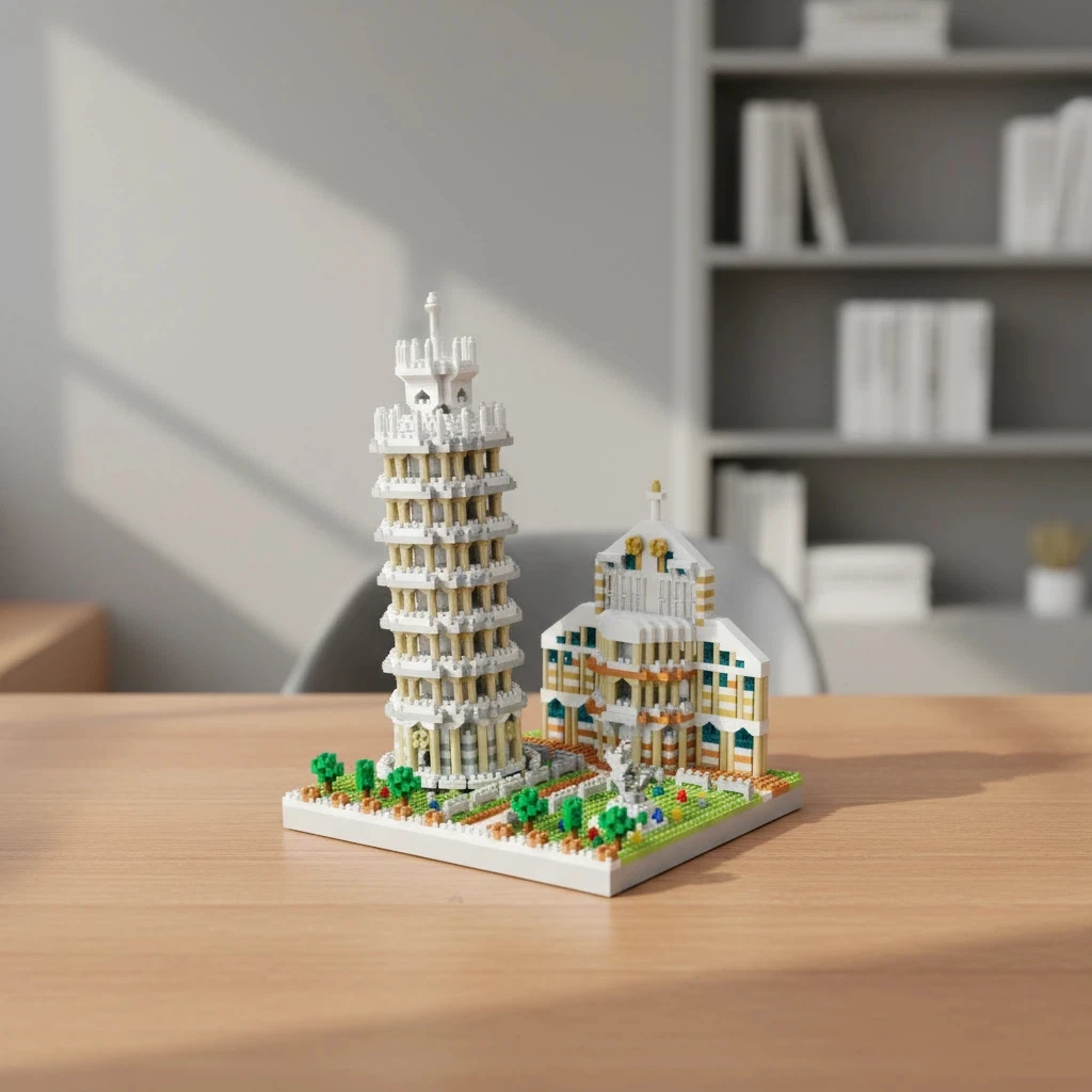 Leaning Tower of Pisa Micro Building Blocks Ornament, Italy Famous Landmark Architecture Desktop Collectible Decor Gift
Leaning Tower of Pisa Micro Building Blocks Ornament, Italy Famous Landmark Architecture Desktop Collectible Decor Gift