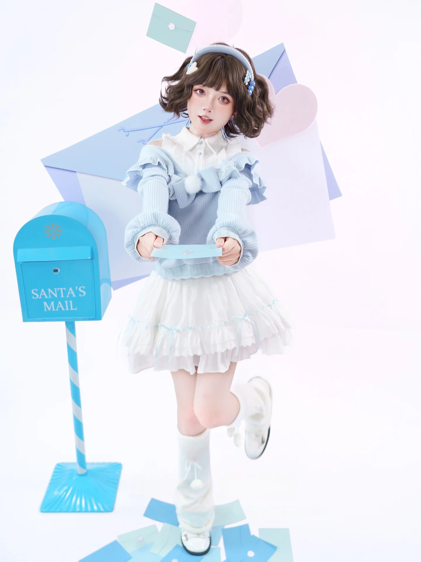 Свитер Lala Sauce Rabbit Furry Original Design Nana Feng ui Color Sweet Sle Warm Inner Match One-Shoulder, зимняя одежда
Свитер Lala Sauce Rabbit Furry Original Design Nana Feng ui Color Sweet Sle Warm Inner Match One-Shoulder, зимняя одежда