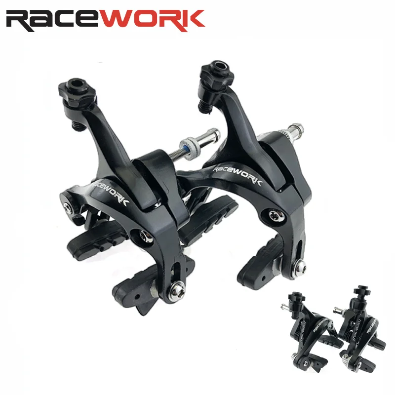 RACEWORK Легкий алюминиевый комплект тормозных суппортов для шоссейного велосипеда (передний/задний) - боковая тяга с двойным шарниром для гонок на велосипеде на большие расстояния
RACEWORK Легкий алюминиевый комплект тормозных суппортов для шоссейного велосипеда (передний/задний) - боковая тяга с двойным шарниром для гонок на велосипеде на большие расстояния