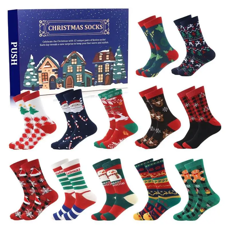 Christmas Socks Advent Calendar 2024 Christmas Advent Calendar 12 Days Holiday Favor Cute Cartoon Stockings For Christmas
Christmas Socks Advent Calendar 2024 Christmas Advent Calendar 12 Days Holiday Favor Cute Cartoon Stockings For Christmas