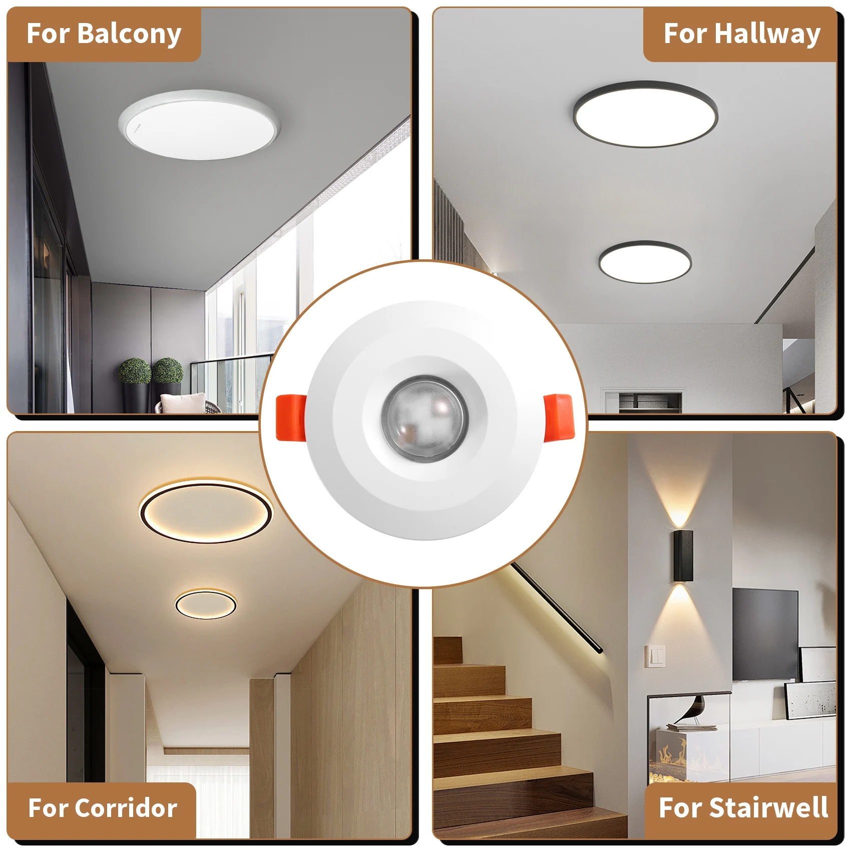 A92Z Radar Human Body Sensor Light, 24G Adjustable Presence Detector Suitable For Corridors, Hallways Staircases, Entrances
A92Z Radar Human Body Sensor Light, 24G Adjustable Presence Detector Suitable For Corridors, Hallways Staircases, Entrances