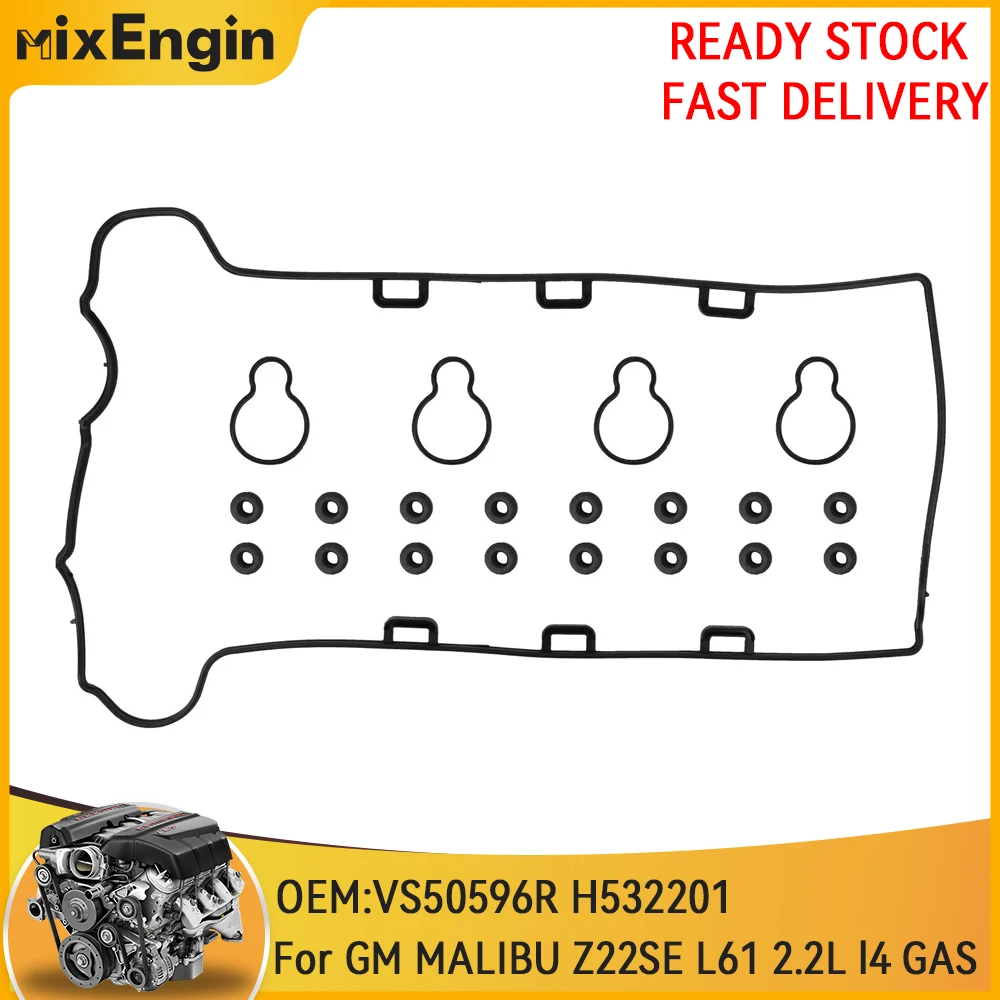 Engine Valve Cover Gasket Set Fit 2.2 L For Chevrolet GMC GM Cobalt MALIBU Saab CAVALIER Saloon Z22SE L61 L42 2.2L l4 GAS 00-07
Engine Valve Cover Gasket Set Fit 2.2 L For Chevrolet GMC GM Cobalt MALIBU Saab CAVALIER Saloon Z22SE L61 L42 2.2L l4 GAS 00-07