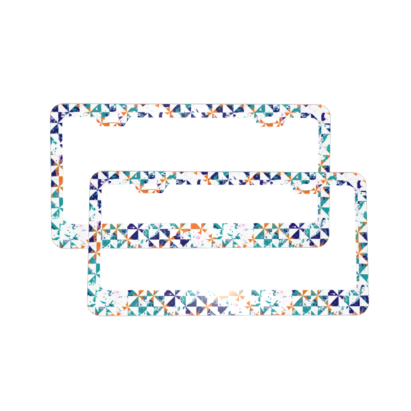 2 PCS License Plate Frames Morden Geometric Rhombus Pattern License Plate Cover Car Tag Frame 2 Holes and Screws Car Accessories
2 PCS License Plate Frames Morden Geometric Rhombus Pattern License Plate Cover Car Tag Frame 2 Holes and Screws Car Accessories