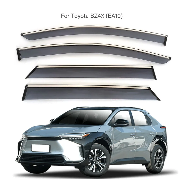 For Toyota BZ4X 2023-on Window Visors Car Rain Guards Wind Deflectors Sun Vent Shade Auto Exterior Accessories
For Toyota BZ4X 2023-on Window Visors Car Rain Guards Wind Deflectors Sun Vent Shade Auto Exterior Accessories