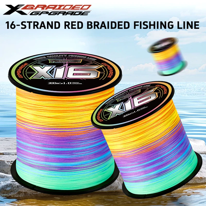 New ygk g-soul X16 Strands PE Braided Fishing Line 300/500/1000M Ultra Multifilament Fishing Line Super Smooth Carp Fishing Line
New ygk g-soul X16 Strands PE Braided Fishing Line 300/500/1000M Ultra Multifilament Fishing Line Super Smooth Carp Fishing Line