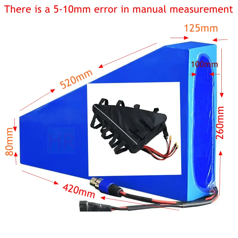 The 72v50AH triangular battery uses 21700 high-capacity cells with 3500-14000W to provide sufficient power and range for your ca
The 72v50AH triangular battery uses 21700 high-capacity cells with 3500-14000W to provide sufficient power and range for your ca