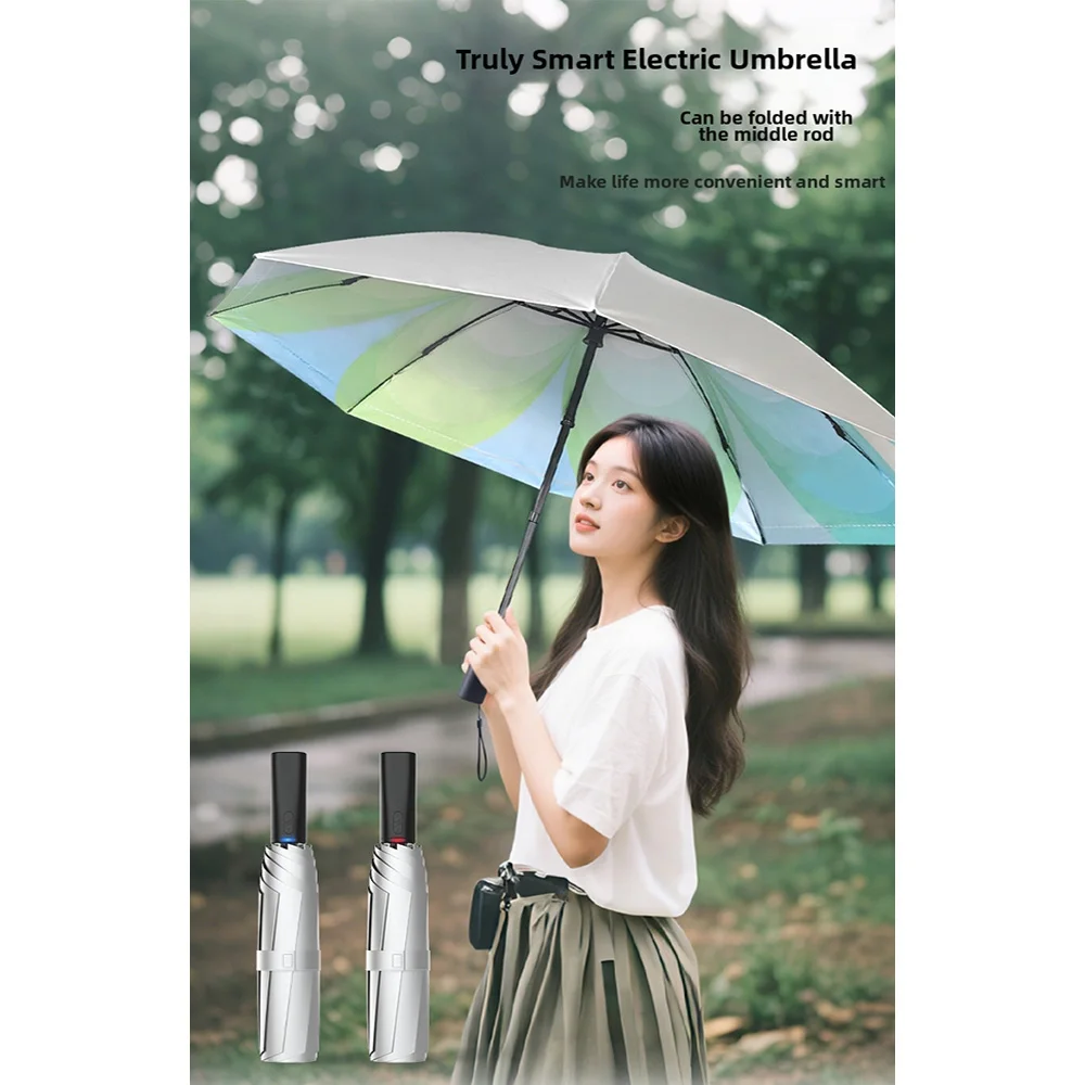 Electric smart Umbrella Business Strong And Durable Wind-resistant Umbrella Anti-UV Sunscreen Umbrella Women's Sunny
Electric smart Umbrella Business Strong And Durable Wind-resistant Umbrella Anti-UV Sunscreen Umbrella Women's Sunny