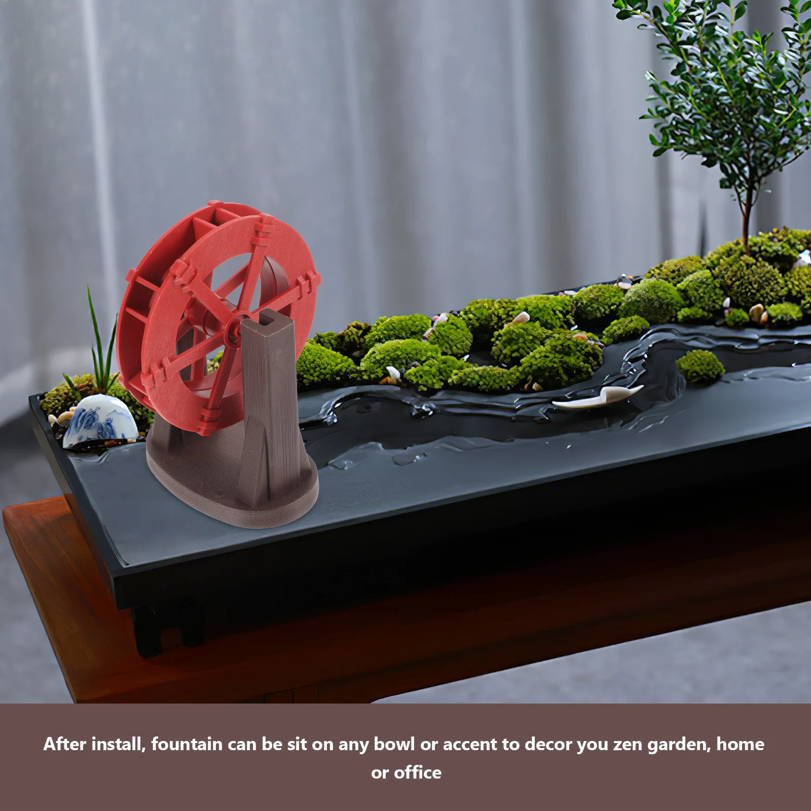 Mini Water Wheel Fountain Accessory Diy Waterfall Decor Resin Ornament Landscape Wheel Micro Scene Layout Tool Rockery Water
Mini Water Wheel Fountain Accessory Diy Waterfall Decor Resin Ornament Landscape Wheel Micro Scene Layout Tool Rockery Water