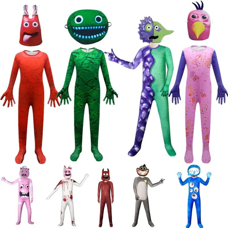Garden of Banban Costume Kid Boys Green Jumbo Josh Monster Cosplay Horror Game Canival Jumpsuit Halloween Birthday Party Costume
Garden of Banban Costume Kid Boys Green Jumbo Josh Monster Cosplay Horror Game Canival Jumpsuit Halloween Birthday Party Costume