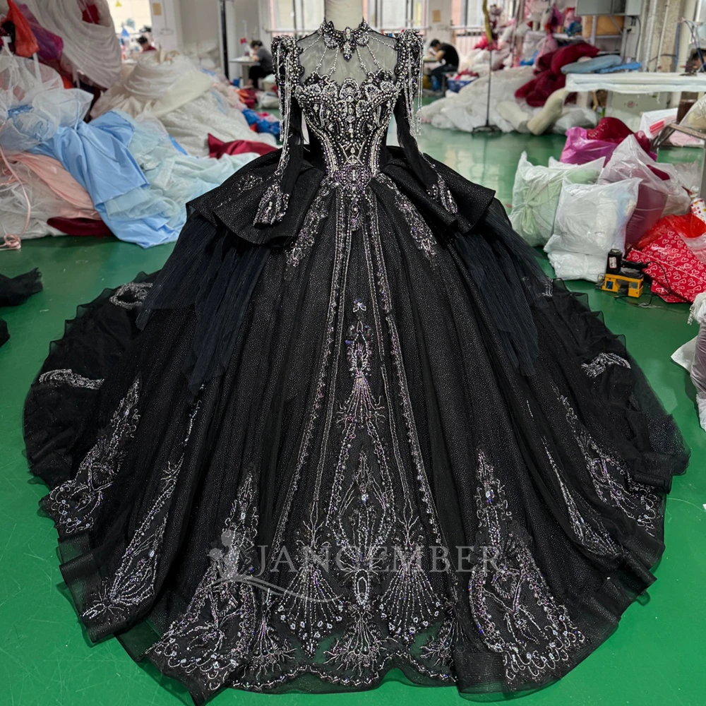 Elegant Long Sleeves Wedding Dresses Sexy Backless Lace Bridal Gowns Sparkly Sequins Tassel Beading Vestido De Novia Customized
Elegant Long Sleeves Wedding Dresses Sexy Backless Lace Bridal Gowns Sparkly Sequins Tassel Beading Vestido De Novia Customized