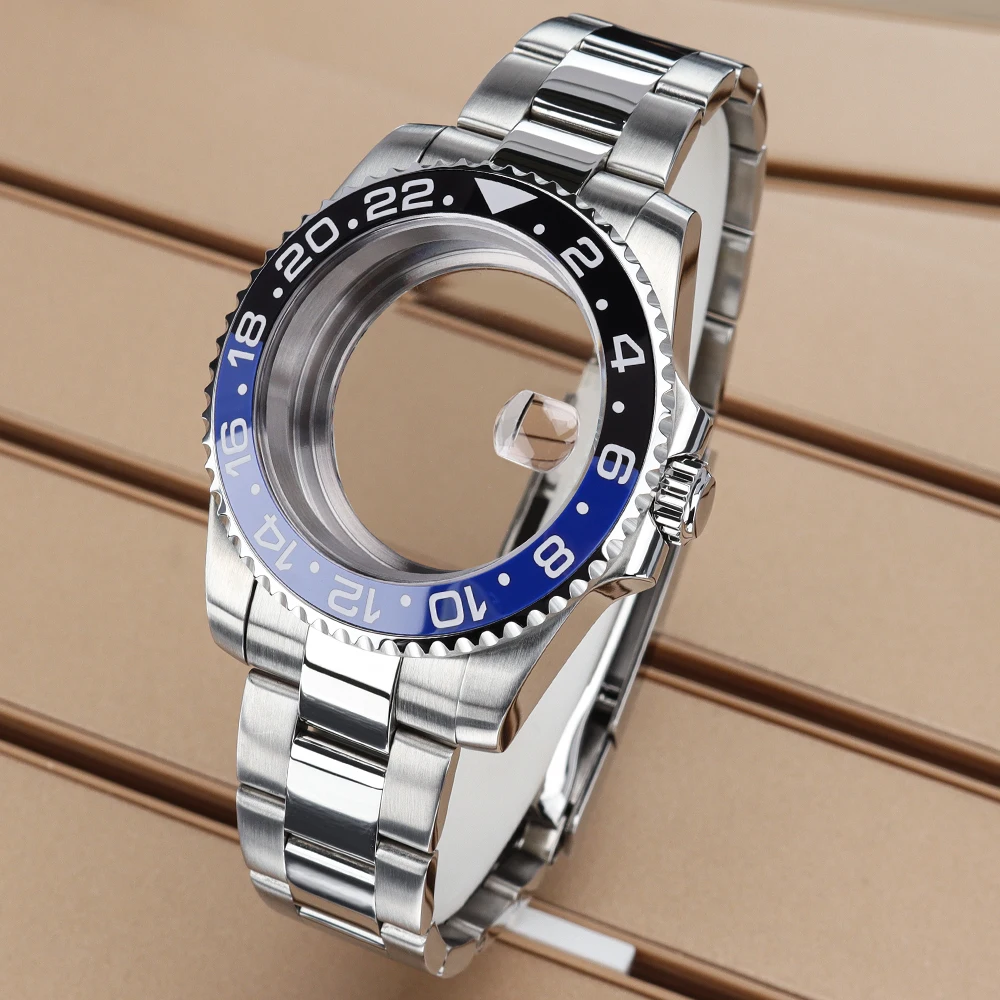 40mm Automatic Mechanical Watch Case Watchbands For GMT NH35 NH36 NH34 ETA 2824 Miyota 8215 Movement Black Purple GMT Bezel Part
40mm Automatic Mechanical Watch Case Watchbands For GMT NH35 NH36 NH34 ETA 2824 Miyota 8215 Movement Black Purple GMT Bezel Part