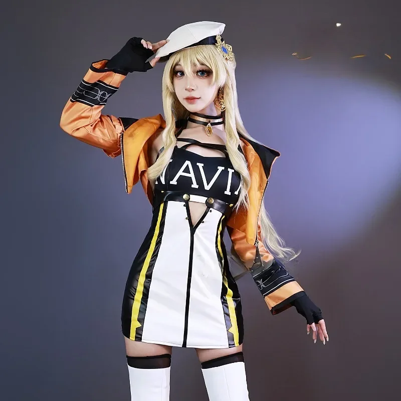 Genshin Impact COS Server Navia Racing Suit Cosplay Costumes Same Person Anime Full Set Clothing Women Halloween Carnival Outfit
Genshin Impact COS Server Navia Racing Suit Cosplay Costumes Same Person Anime Full Set Clothing Women Halloween Carnival Outfit