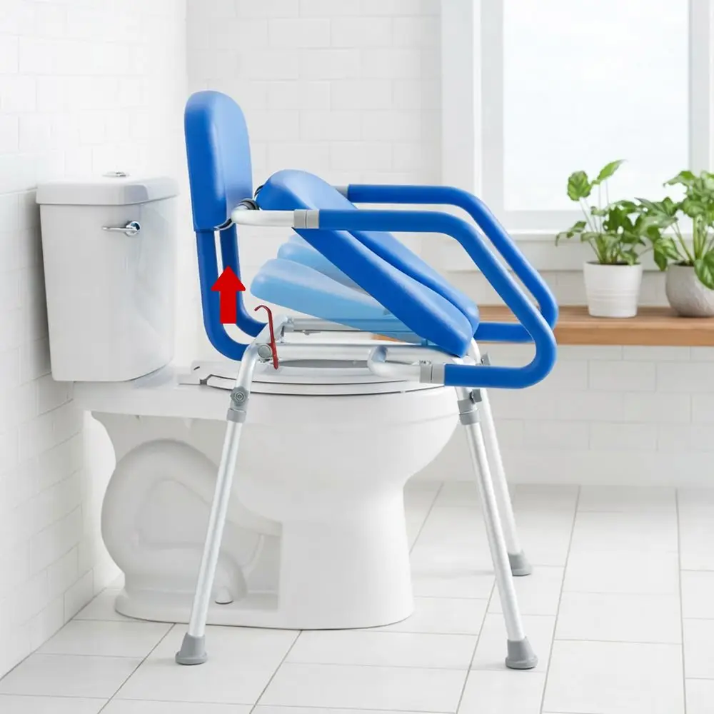 GentleBoost Uplift Raised Toilet Seat with Handles, Padded Bedside Commode Chair for Toilet, Elderly,Handicap Assistance Produc
GentleBoost Uplift Raised Toilet Seat with Handles, Padded Bedside Commode Chair for Toilet, Elderly,Handicap Assistance Produc